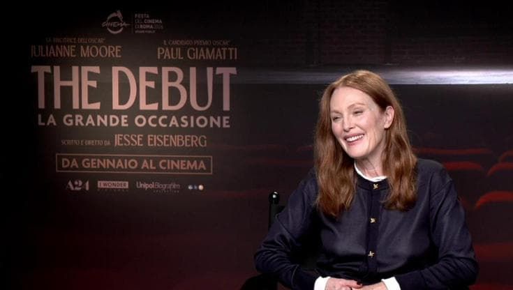 Julianne Moore alla festa di Roma con "The debut": "Tutti abbiamo bisogno di essere visti"
