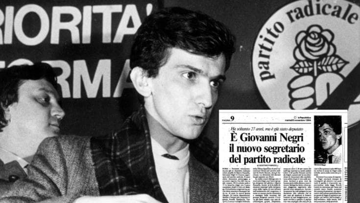 Quando i radicali scelsero Giovanni Negri