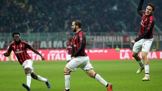 Milan-Spal 2-1: Higuan si sblocca, rossoneri a -1 dalla zona Champions