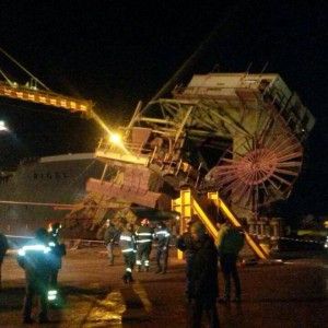 Precipita gru all'Ilva, salvi per miracolo i due operai