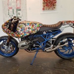 Moto d'artista, ecco la Bmw pop