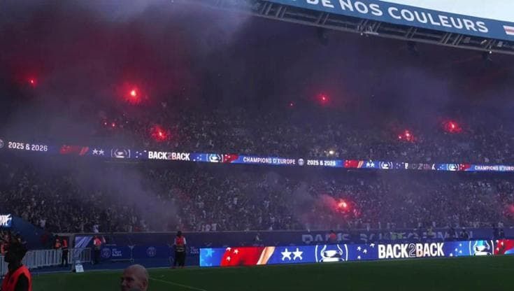 Il PSG vince la seconda Champions di fila, il boato dello stadio di Parigi al rigore finale
