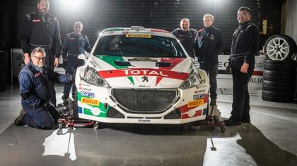 Colorazione patriottica speciale per la Peugeot 208 T16 R5 di Andreucci Andreussi al Monza Rally Show 2018