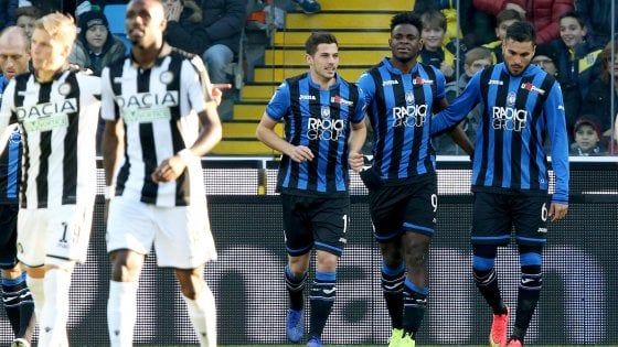Udinese-Atalanta 1-3: Zapata rilancia i bergamaschi in zona Europa