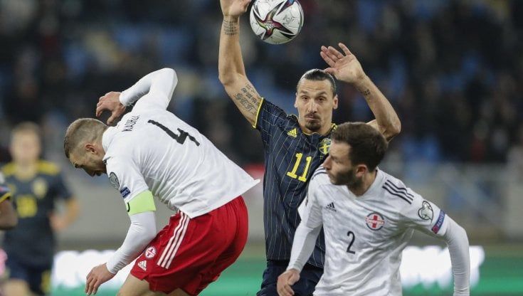 Qualificazioni Mondiali: la Svezia (con Ibra) crolla in Georgia, la Spagna vede il Qatar. Portogallo fermato in Irlanda