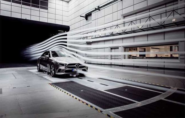 Mercedes Classe A, campionessa di aerodinamica