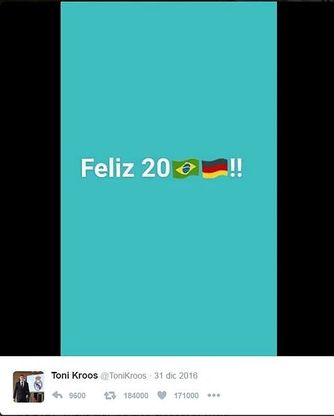 Ricordando il 7-1: gli auguri di Kroos che fanno arrabbiare il Brasile 