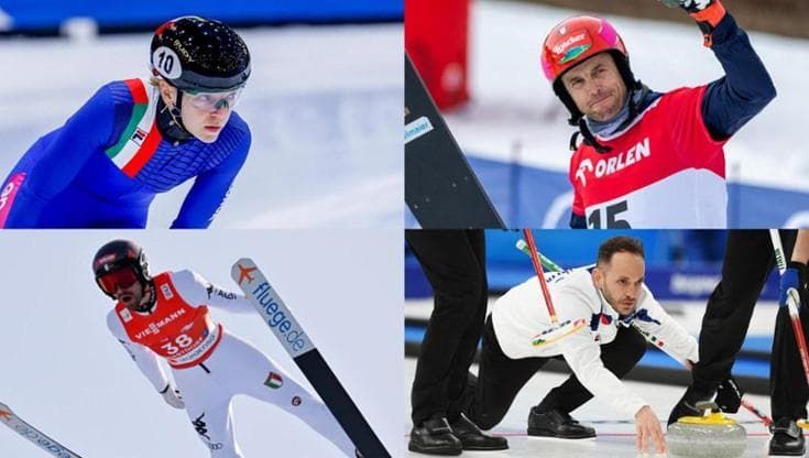 Il poker di azzurri in gara a Milano Cortina nella storica "doppietta" dopo Torino 2006