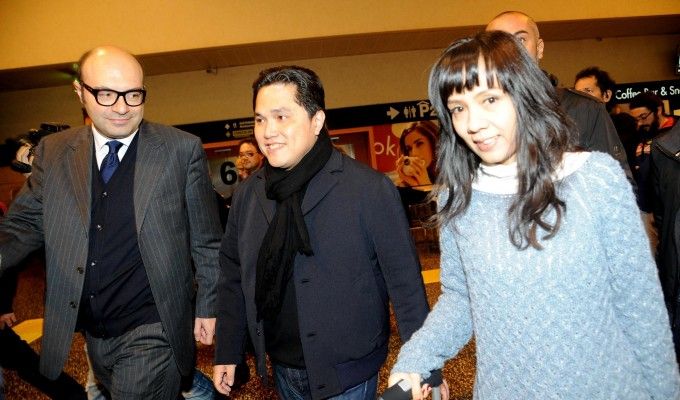 Inter, Thohir a Milano: "E' bello essere qui, cominciamo a lavorare"