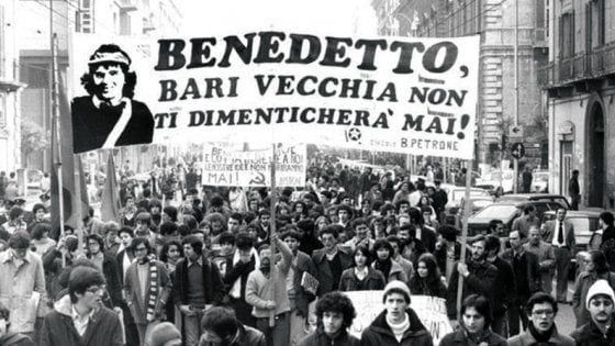 "Per ricordare Benny Petrone, a Bari stringiamoci come sardine" 