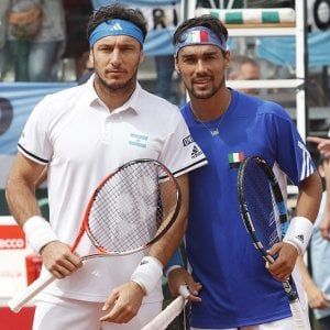 Tennis, Coppa Davis: Fognini pareggia ma poi va ko nel doppio. Italia-Argentina 1-2
