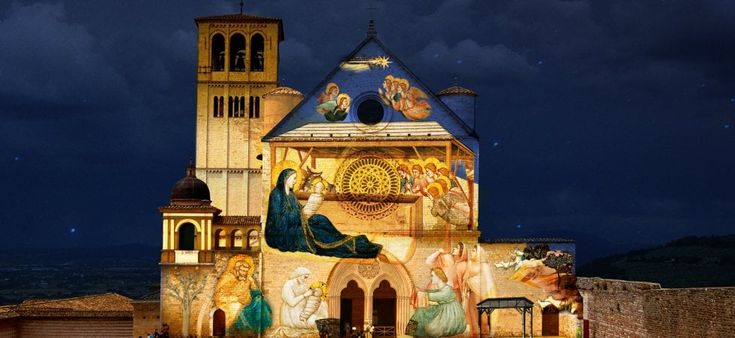Assisi, il gioco di luci che fa rivivere gli affreschi di Giotto