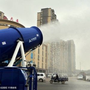 "A dicembre sperimenteremo i cannoni d'acqua per abbattere le Pm10 e ridurre lo smog"