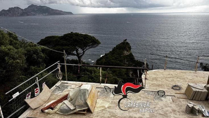 Sting, sequestrato un cantiere di mille metri nella sua villa di Massa Lubrense