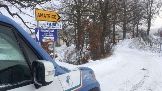 Temperature in picchiata nelle zone del sisma: -14 a Cascia, -10 ad Accumoli