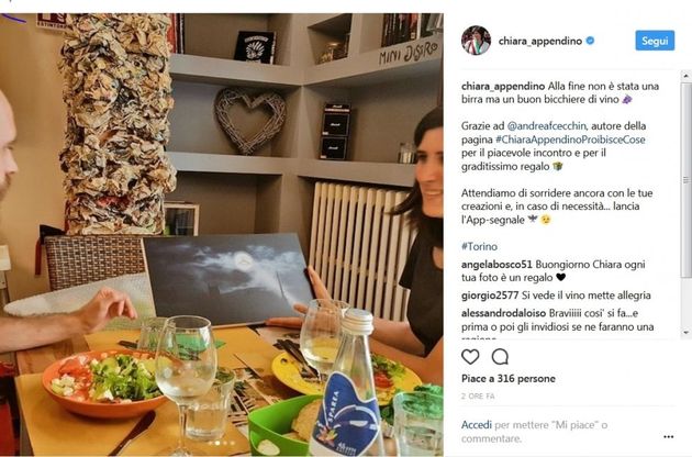 Appendino e il creatore del sito che ironizza su di lei