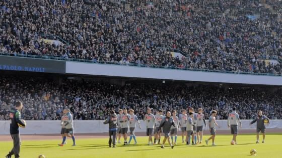 Entusiasmo Napoli, in 25 mila al San Paolo per festeggiare la Supercoppa