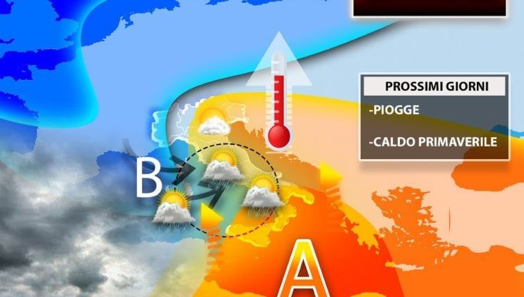Previsioni meteo, piogge su più di mezza Italia, in attesa del primo vero caldo di Primavera