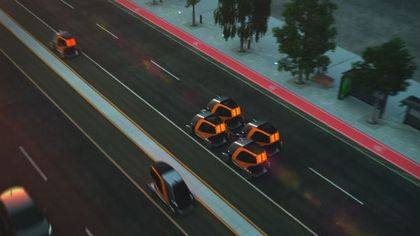 Le citycar si muovono come sciami di api