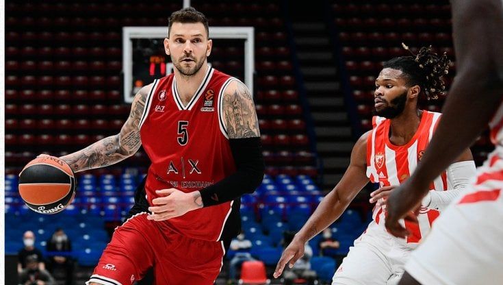 Basket, Eurolega: Milano cede 79-87 alla Stella Rossa, primo ko casalingo per l'Olimpia