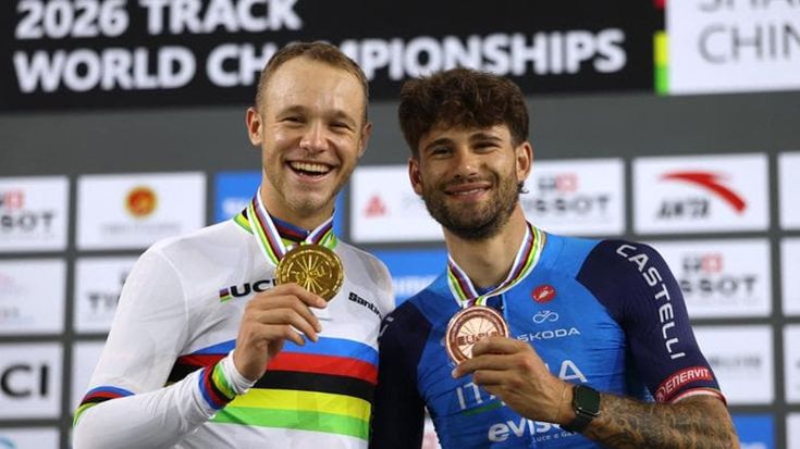 Jonathan Milan oro mondiale nell’inseguimento con vantaggio record. Bronzo per Ganna