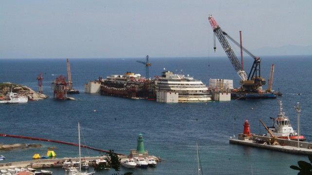 Il trasferimento della Costa Concordia