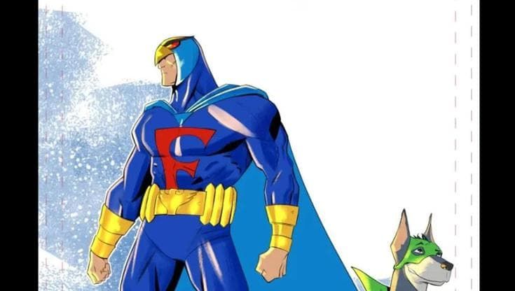 Blue Falcon e il Cane Prodigio: Pasquale Qualano disegna i supereroi di Hanna-Barbera