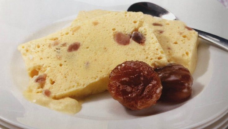 Semifreddo ai marroni e ricotta