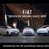 Fiat, compleanno a suon di musica