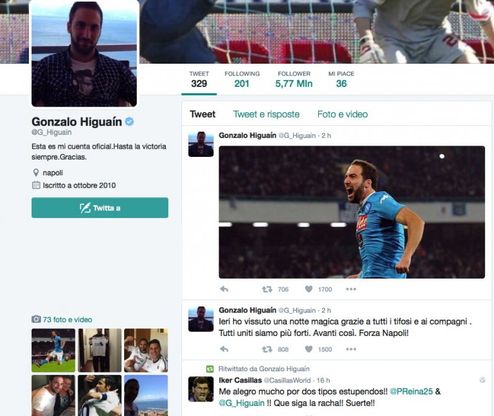 Higuain: "Ho vissuto una notte magica grazie ai tifosi e ai miei compagni”