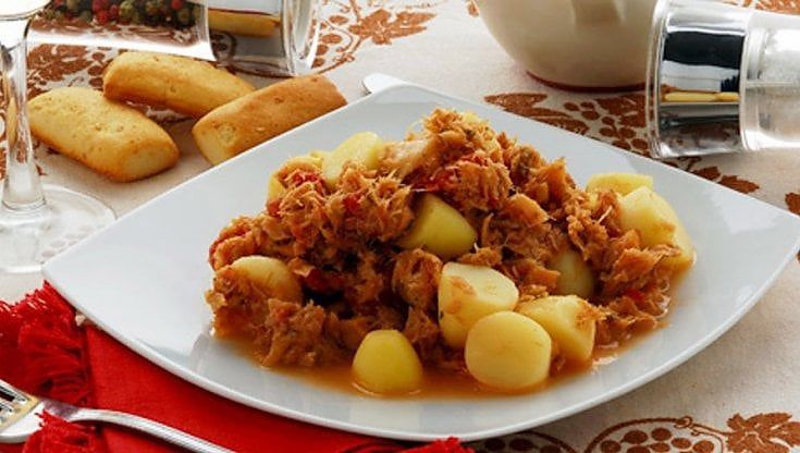 Stoccafisso con le patate alla pisana