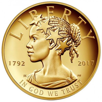 Usa, per la prima volta Lady Libertà è afro-americana: la nuova moneta coniata dal Tesoro