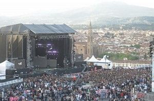 A piazzale Michelangelo gli Mtv Awards 2013