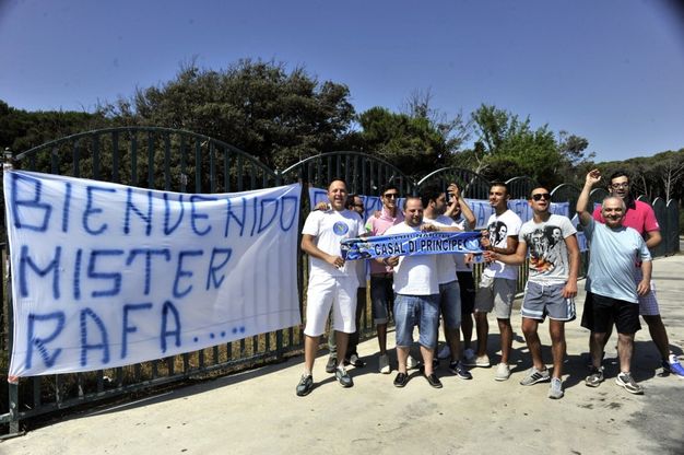 Primo incontro con Benitez<br />a Castel Volturno