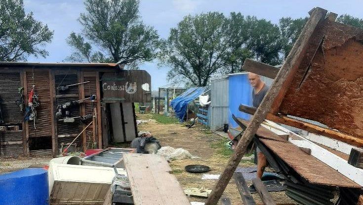 Fidenza, anche Fattoria La Rebecca travolta dal maltempo