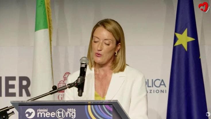 Metsola al Meeting: "Approccio Ue all'immigrazione: le persone prima dei confini, prima di tutto"